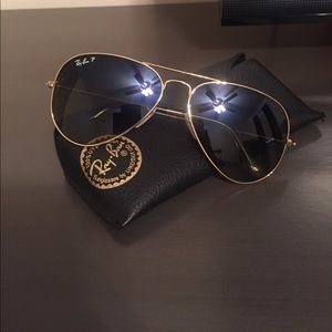 Ray ban polarized aviators
