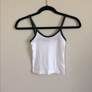 White Crop Top