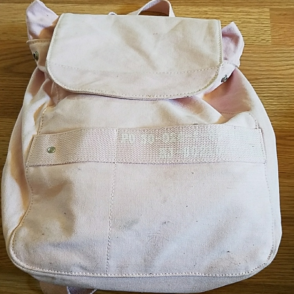 Pink backpack purse