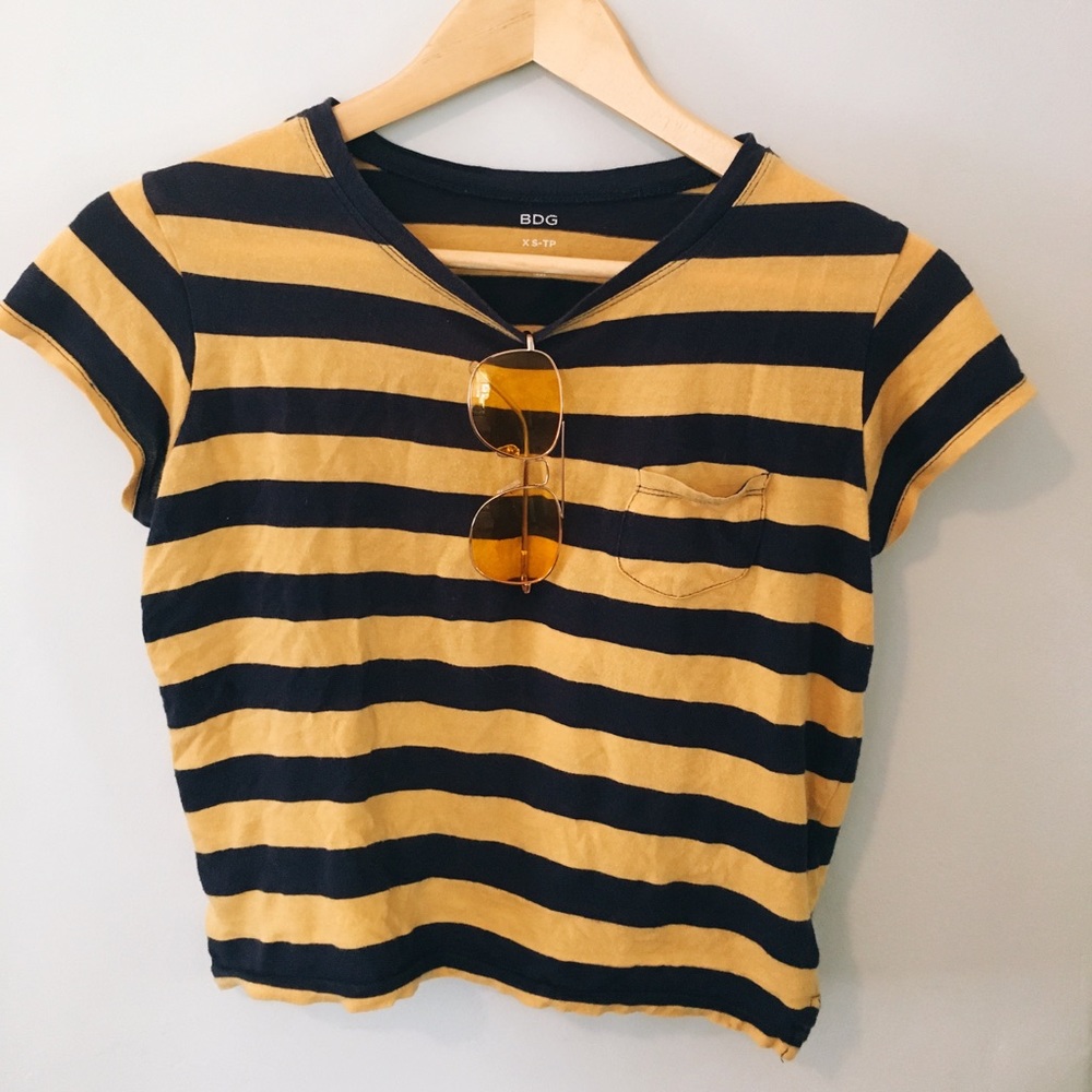 BDG stripe crop top