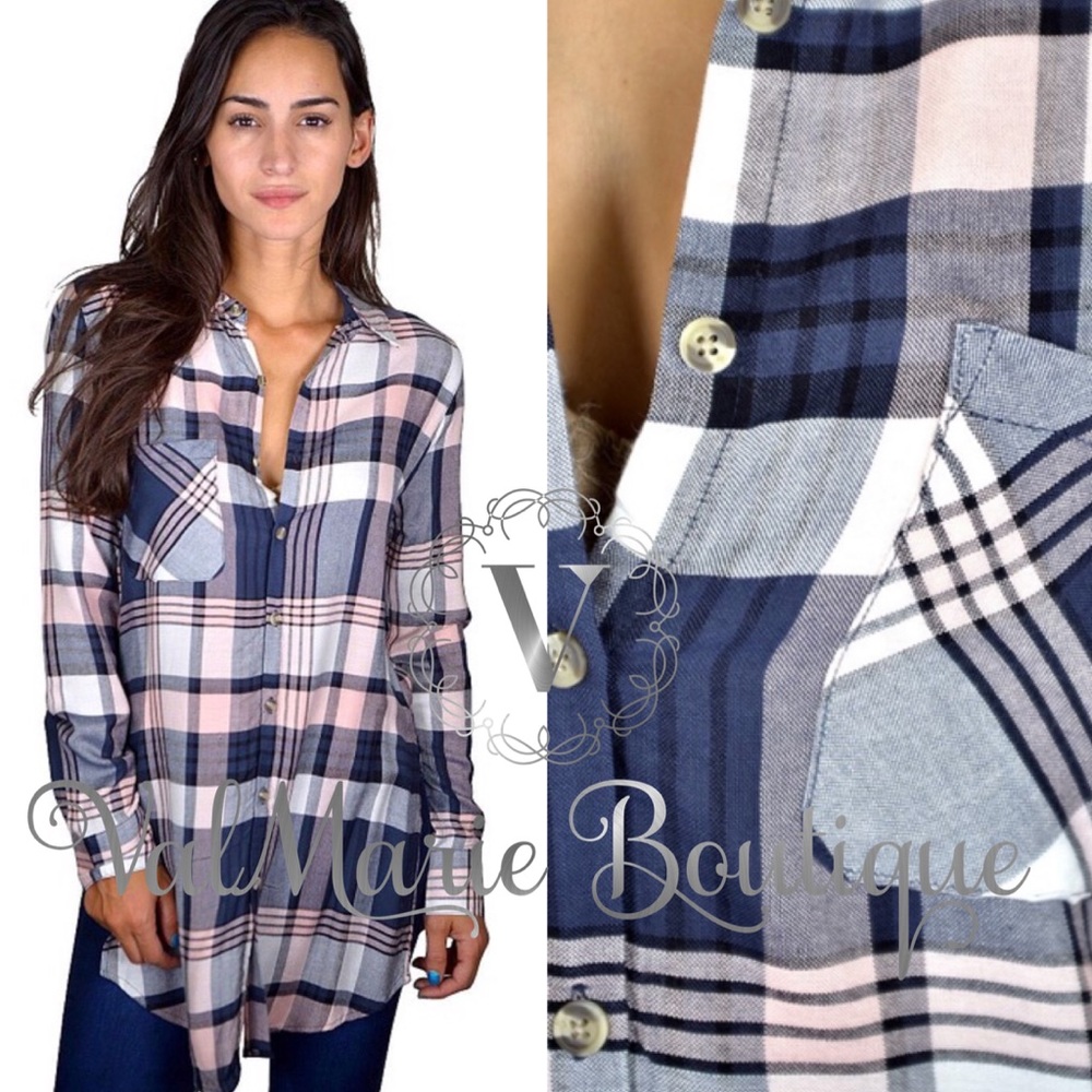 Plaid Button Up Shirt - Picture 2 of 2