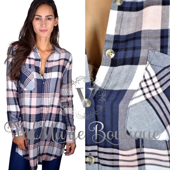 Plaid Button Up Shirt - Picture 2 of 2