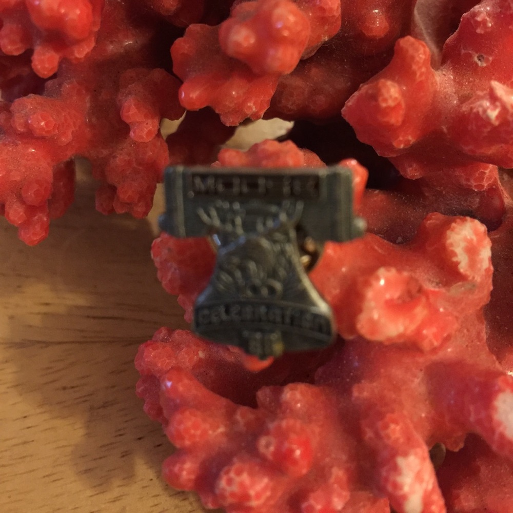 Antique moose 100 years celebration pin
