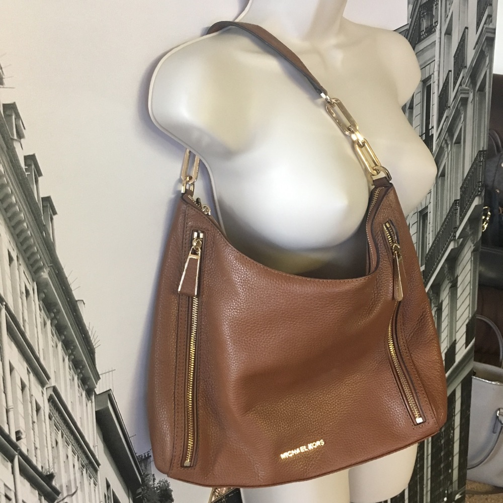 Tan MK shoulder bag