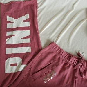 vs pink/ sweatpants