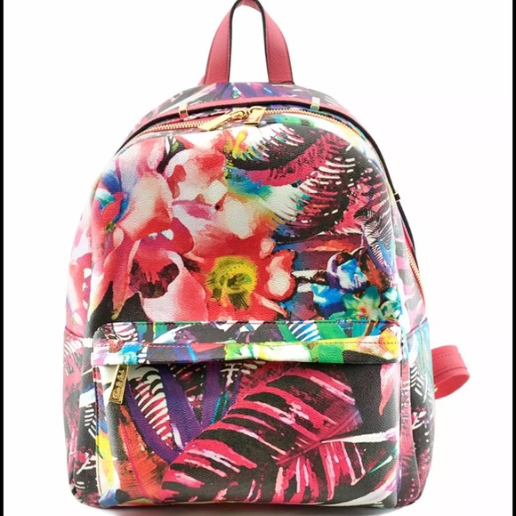 Hue & Ash Handbags - 💜 LAST ONE! 💜 Hue & Ash Tropical Floral Backpack