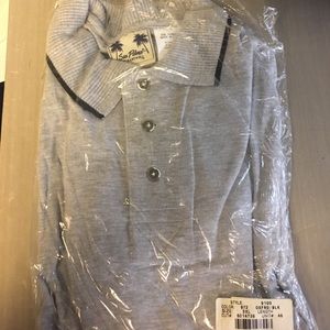 Men's 3x grey polo shirt - new