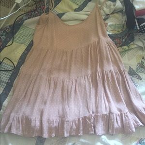 Rare brandy Melville polka dot pink jada dress