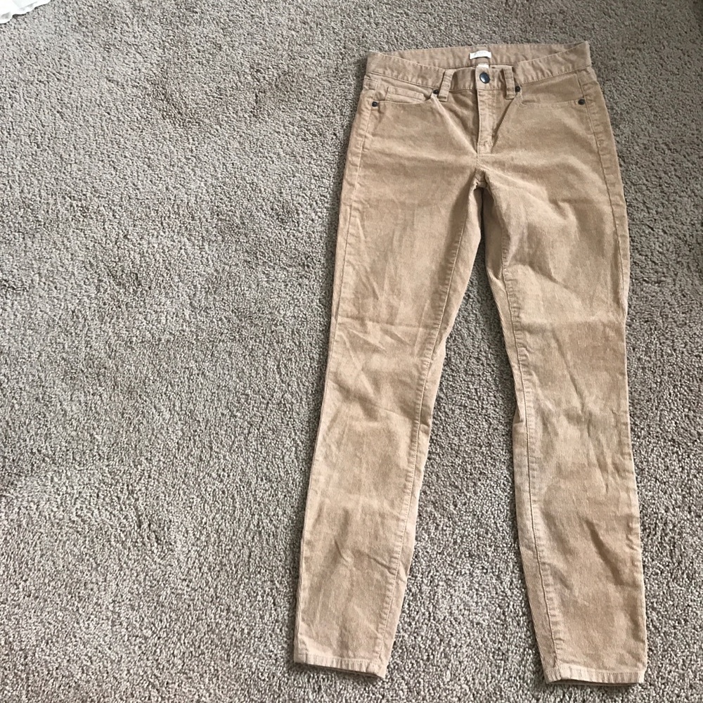 J Crew stretch khaki corduroy pants!