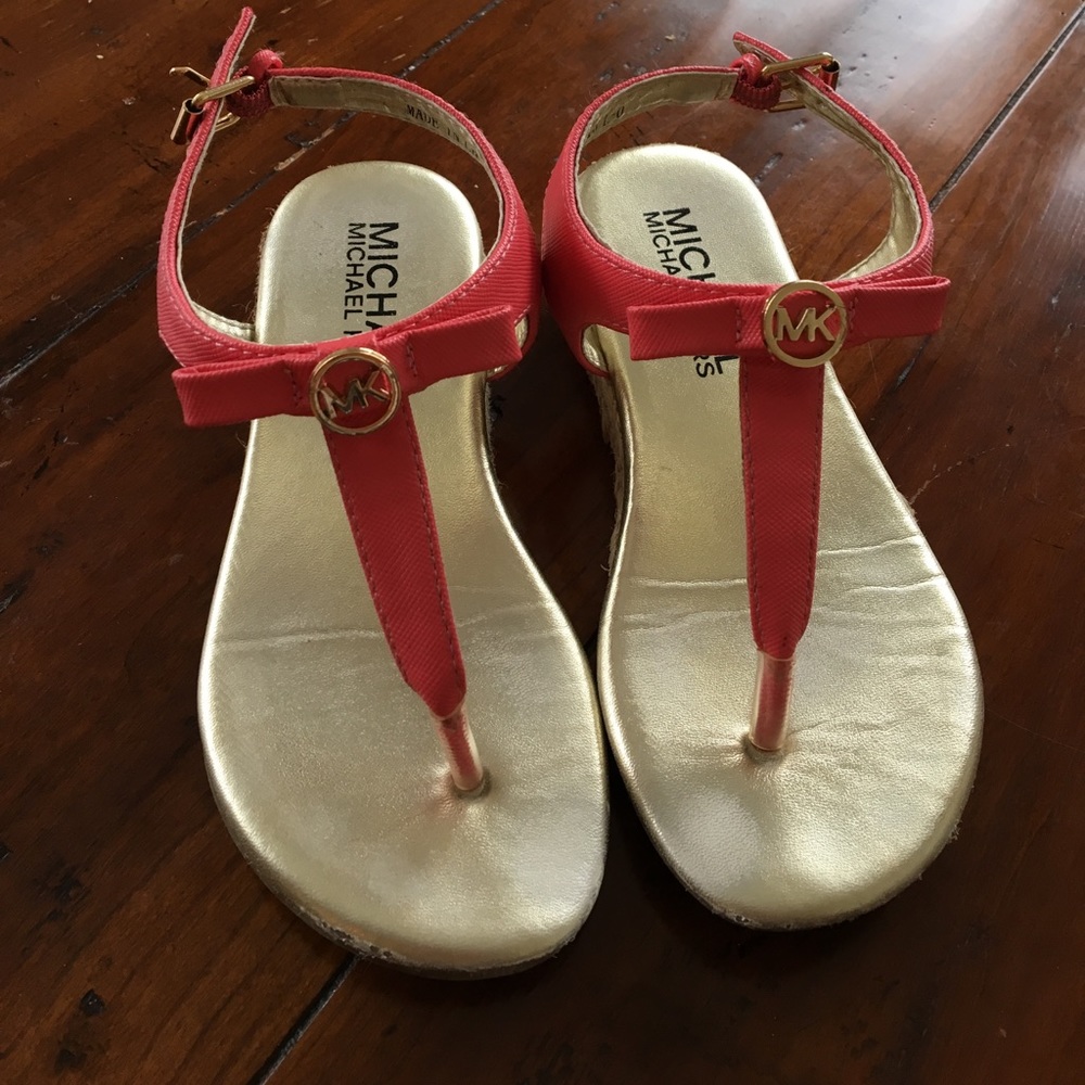 MICHAEL KORS Girls wedge sandals