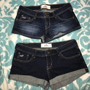 Hollister jean shorts