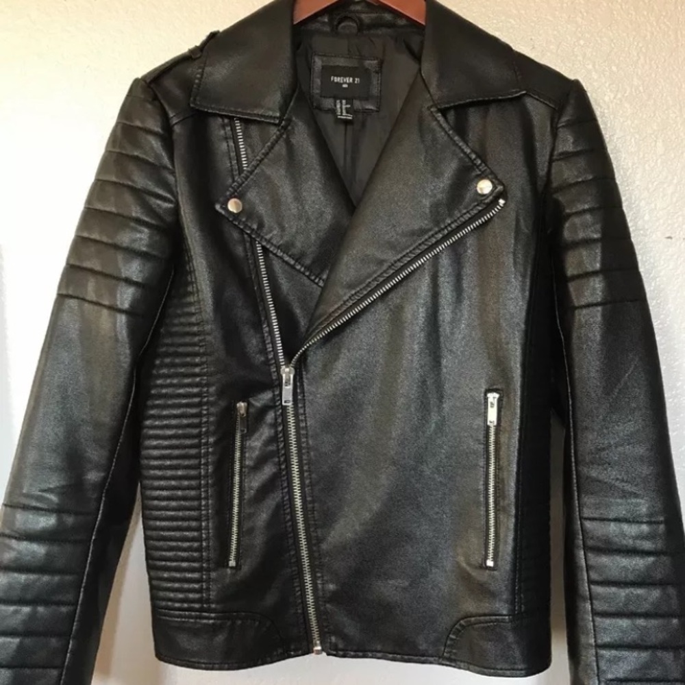 FOREVER 21 Men's XS Moto Jacket