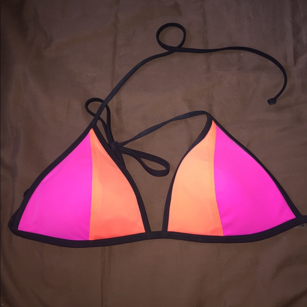 Colorblock Pink VS Bikini top