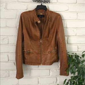 Brown Leather Jacket💕
