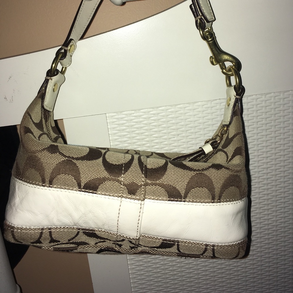 Coach: Small Bag with White Stripe