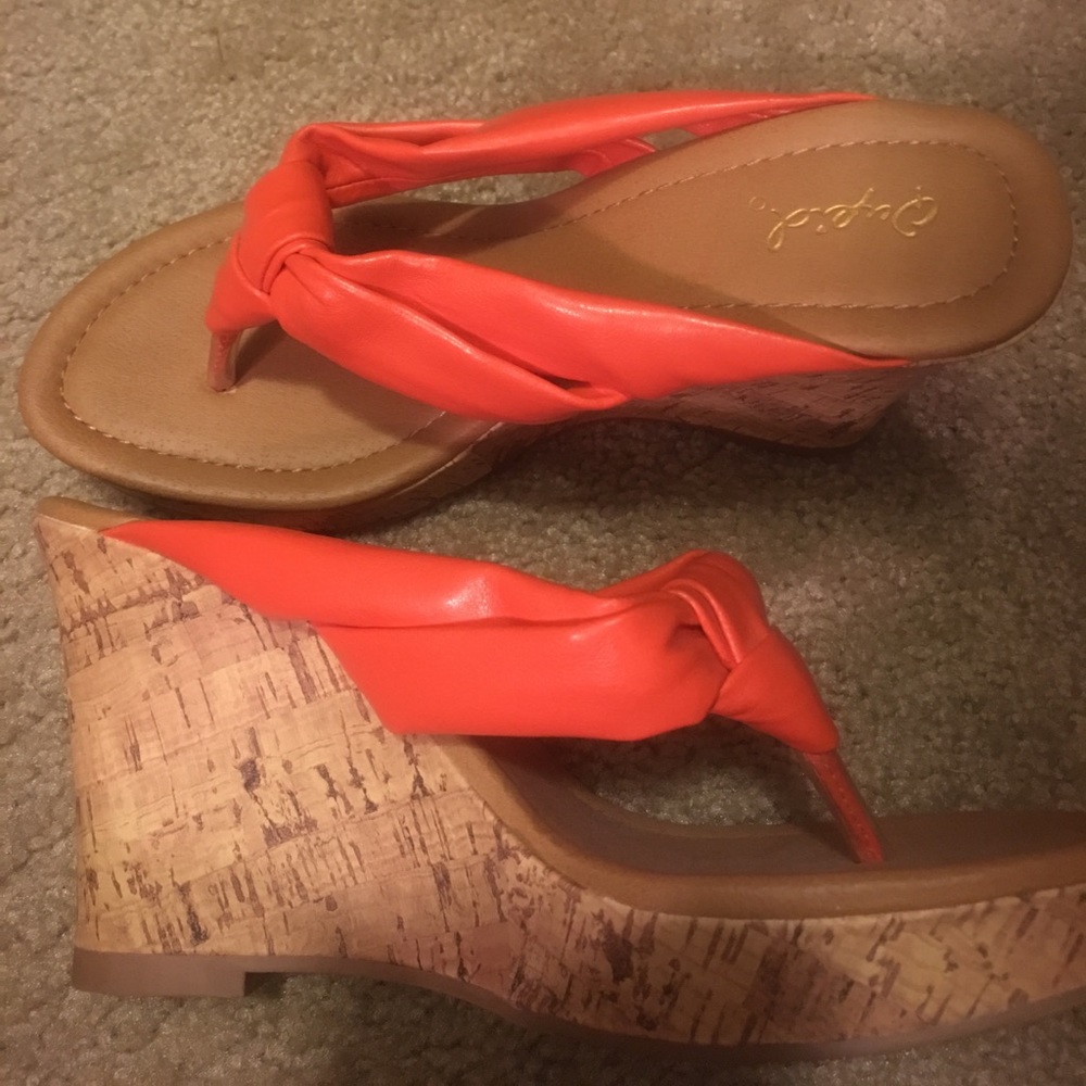 Wedge Sandals, Never worn!MAKE OFFER