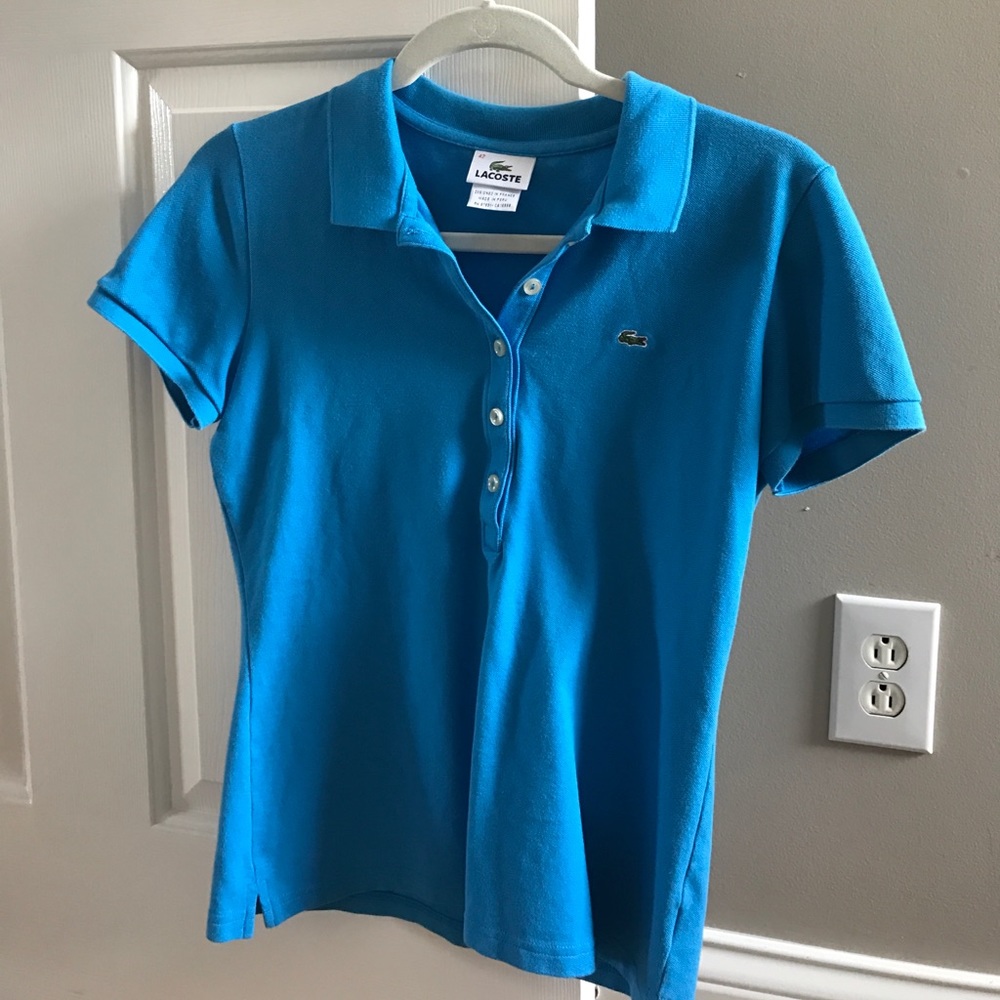 Lacoste Blue Polo size 42