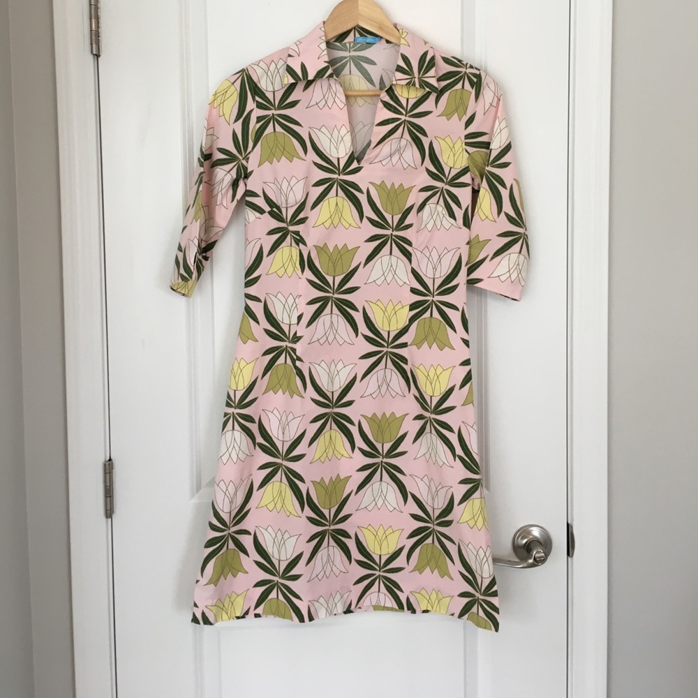 🌷J McLaughlin 🌷 Pink Tulip Harbor Dress