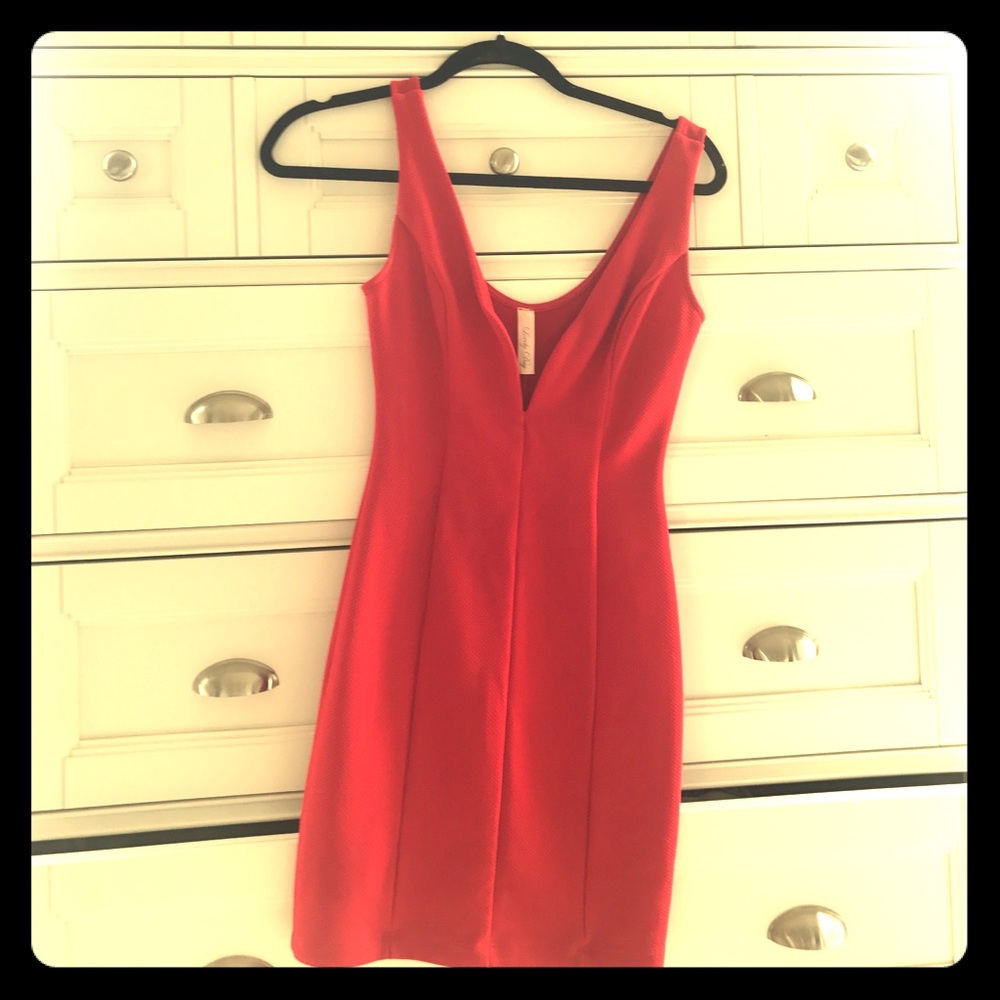 Lovely Day Red Mini Dress XS