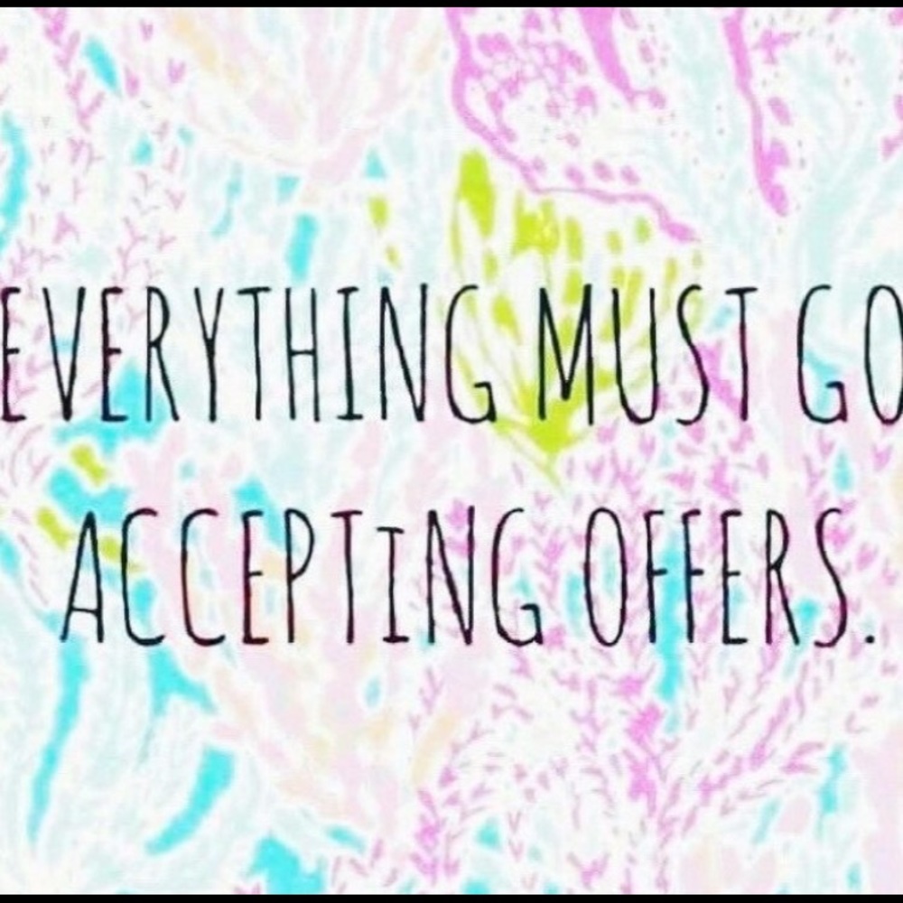 Everything must go!