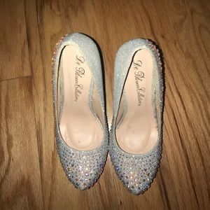 Sparkly high heels