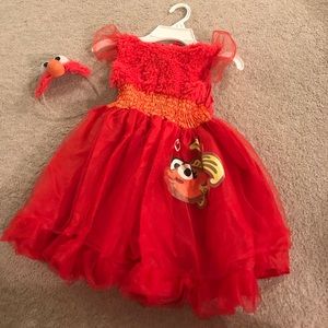 Girls Elmo Halloween Costume Size Small (4-6)