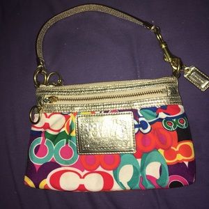 Coach Poppy Wristlet