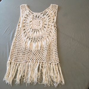 Beautiful crocheted top.