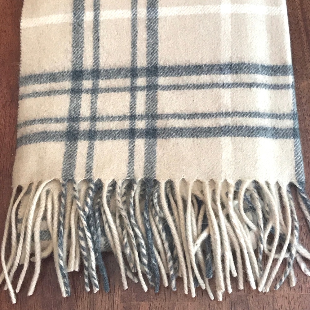 New Cashmere Check Scarf