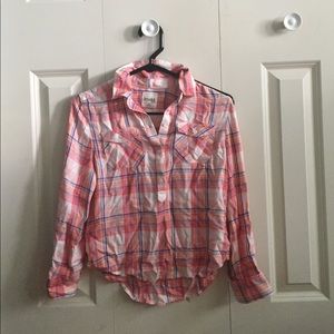 Girls Size 10 Pink Flannel