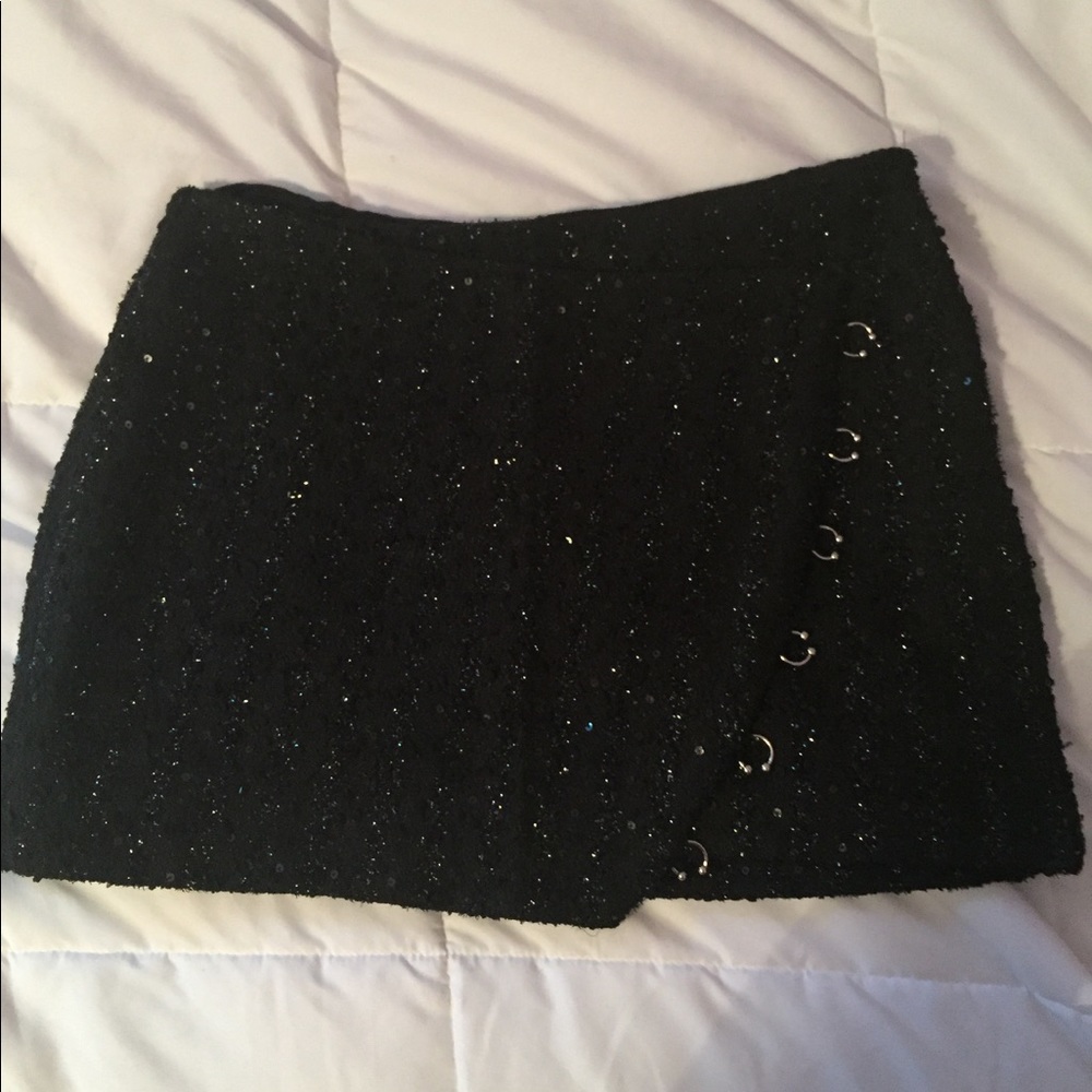 NWT Zara Wrap Mini Skirt Large