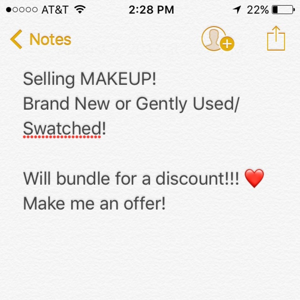 SELLING TONS OF MAKEUP! Will bundle for discount!