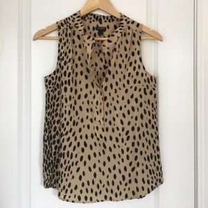 🐆 JCrew sleeveless popover size 0