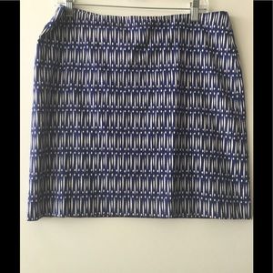 Royal blue skirt