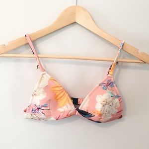 Triangl Floral Pink Top