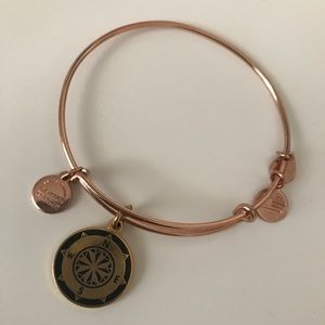 Alex and Ani Compass Bracelet Rose Gold
