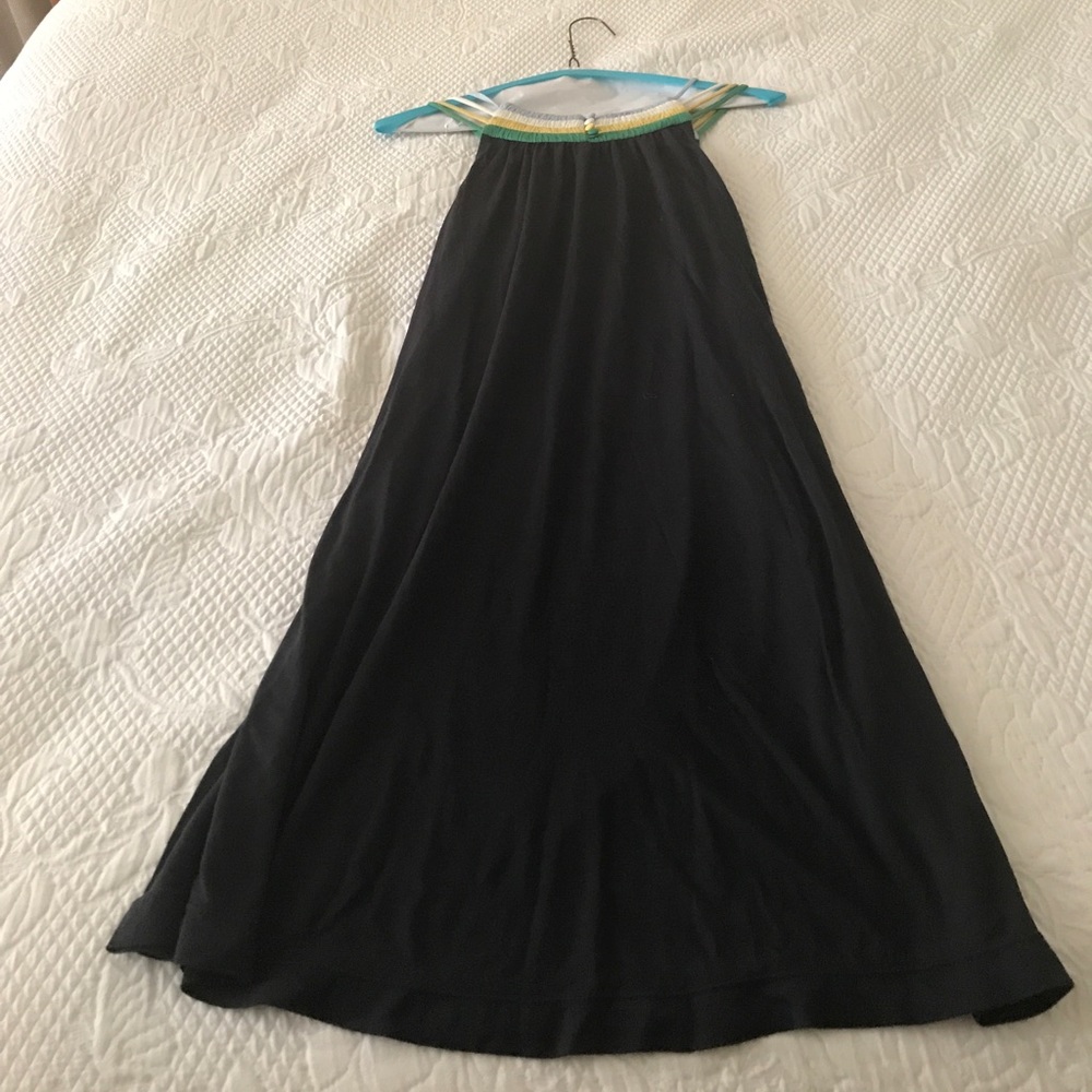 Black dress, doubles as a beach cover up