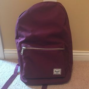 Maroon Herschel Co. backpack