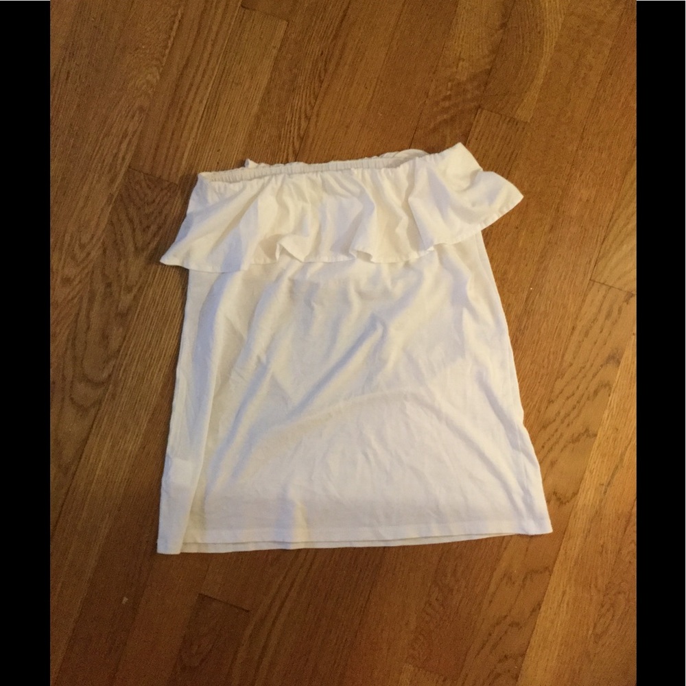Strapless top