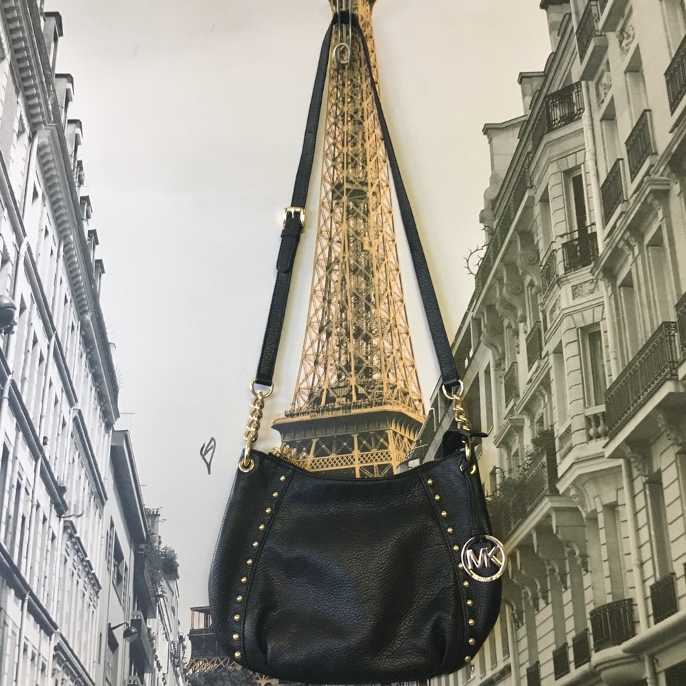 MK studded cross body