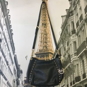 MK studded cross body