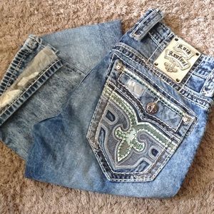 Mens rockrevival jeans