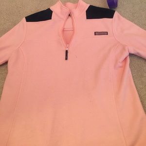 Pink women's vineyard vines cordorouy shep shirt