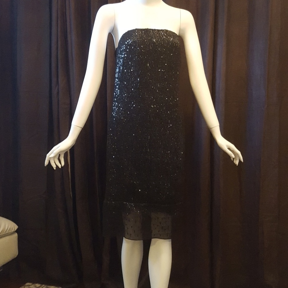 Beaded Trina Turk cocktail dress
