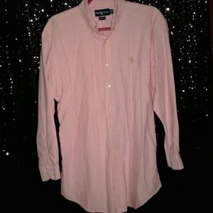 A man's Ralph Lauren dress shirt.