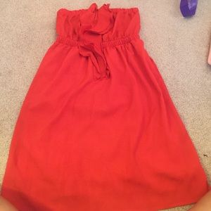 Red strapless lush by Nordstrom dress