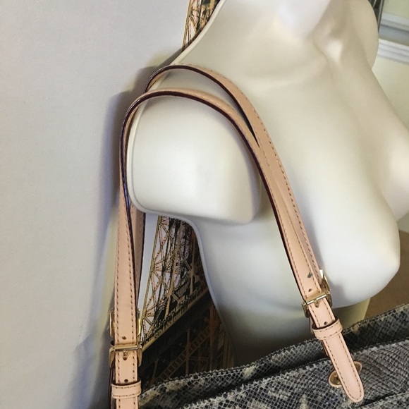 Python print leather MK tote - Picture 5 of 5