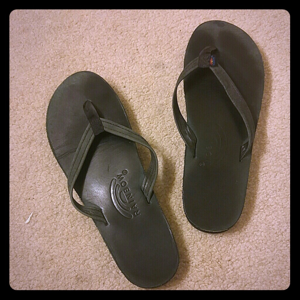 Rainbow Sandals Thin Strap