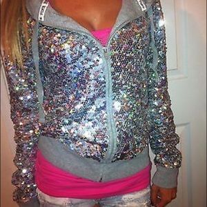 Victoria's Secret PINK Fashion Show Sequin Hoodie