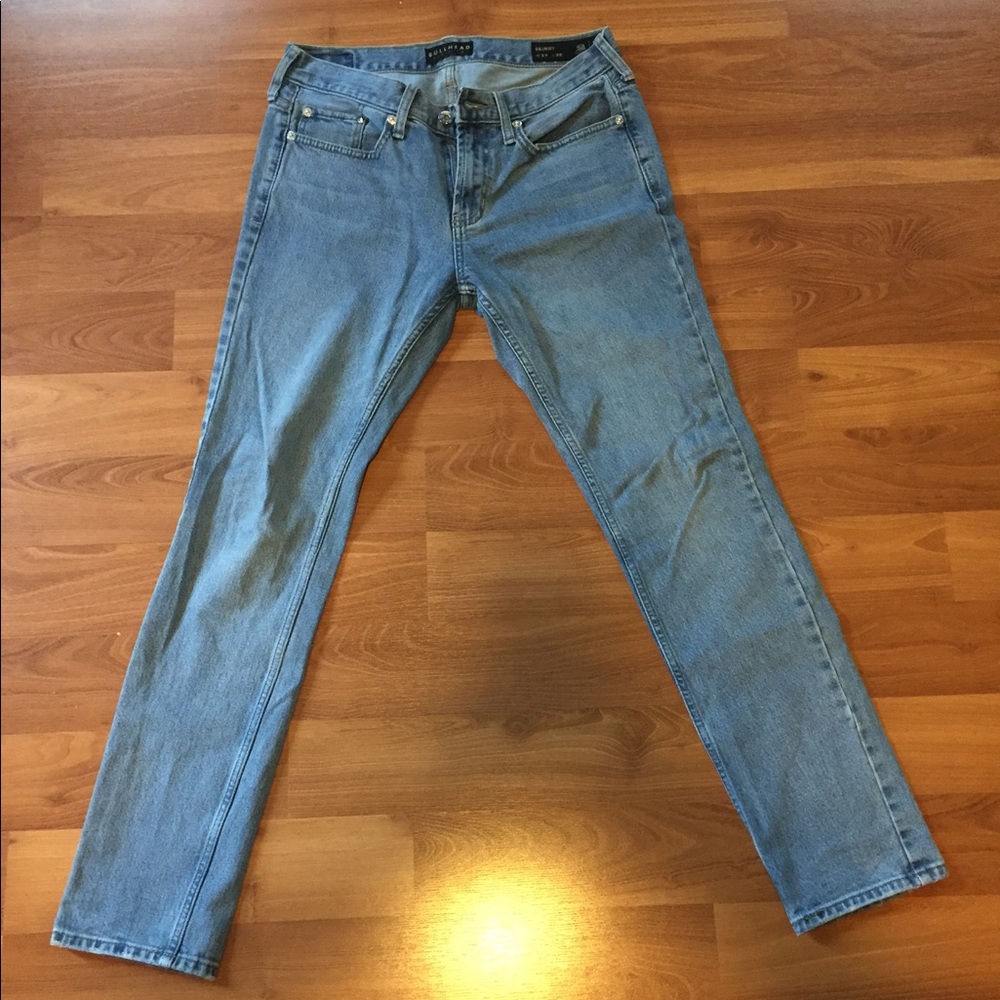 PAC ☀️ BullHead light blue faded skinny jeans